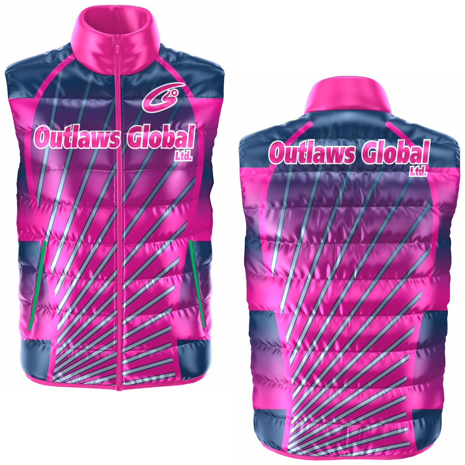 Full Sublimation Print Puffer Vest