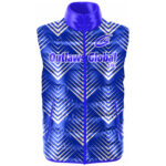 Custom Football Puffer Vest Pittsburgh, PA 15222 Outlaws Global ltd – American Football Puffer Vest Supplier