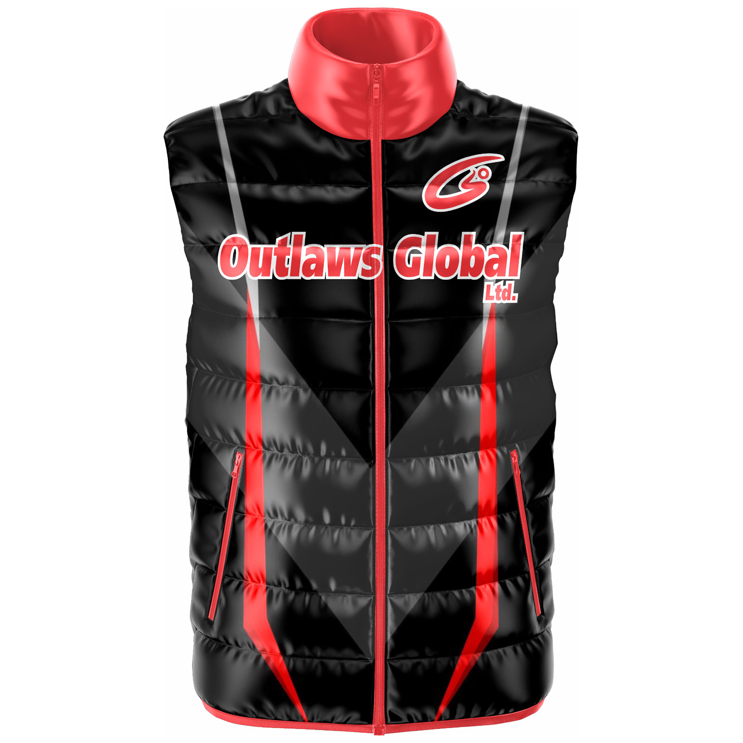 Custom Football Puffer Vest Washington, D.C. 20001