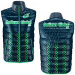 Custom Logo Embroidery Puffer Vest Outlaws Global ltd – American Football Puffer Vest Supplier