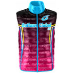 Direct to Garment Printed Puffer Vest Outlaws Global ltd – American Football Puffer Vest Supplier