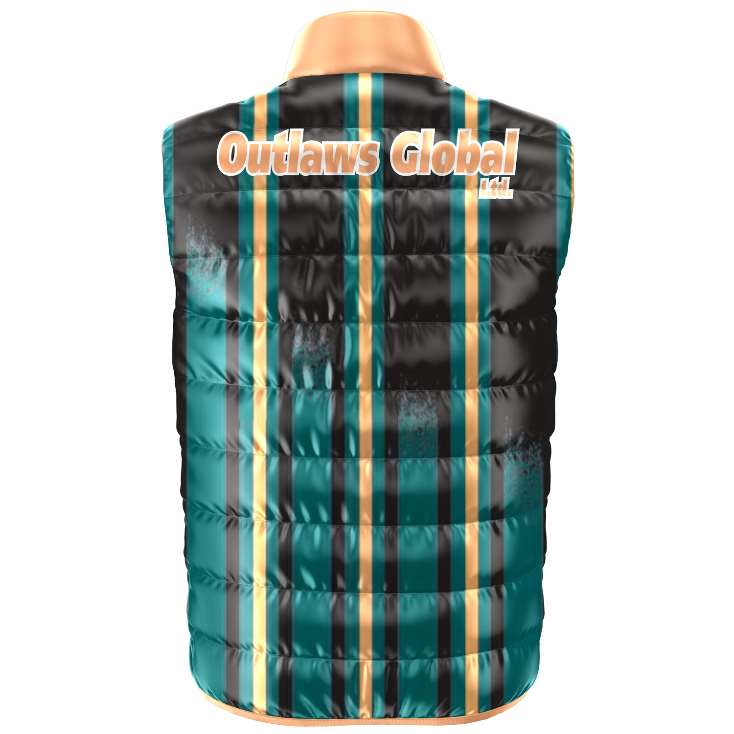 Football Puffer Vest Chicago 60601 Outlaws Global ltd – American Football Puffer Vest Supplier