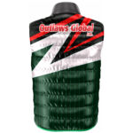 Sublimated Puffer Vest Football Outlaws Global ltd – American Football Puffer Vest Supplier