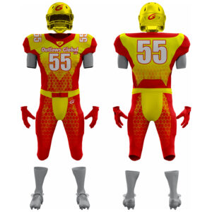 Polyester / Spandex Fabric American Football Team Uniform – American Football Uniform Supplier