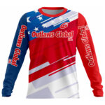American Football Player Long Sleeve Jersey by Outlaws Global Ltd