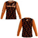 American Football Player Long Sleeve Jersey by Outlaws Global Ltd