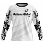 American Football Player Long Sleeve Jersey by Outlaws Global Ltd