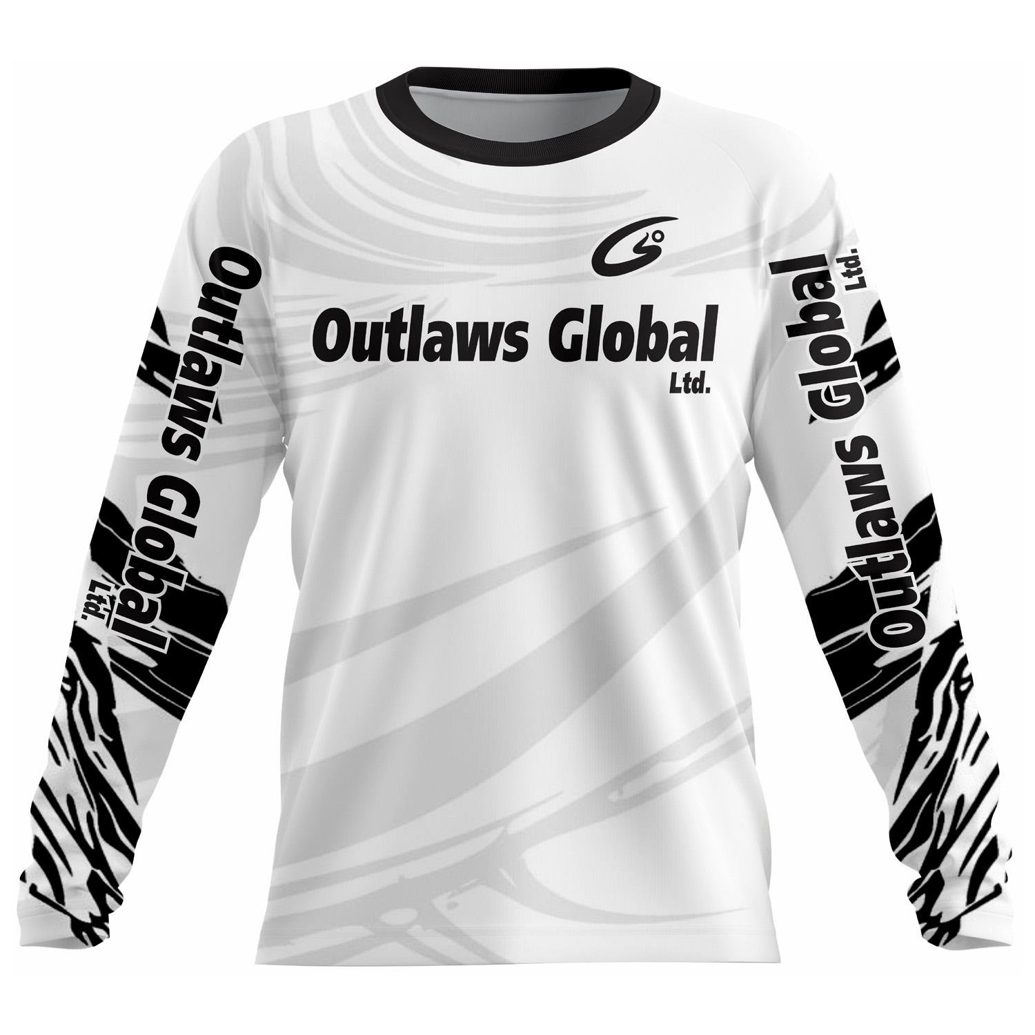 American Football Player Long Sleeve Jersey by Outlaws Global Ltd