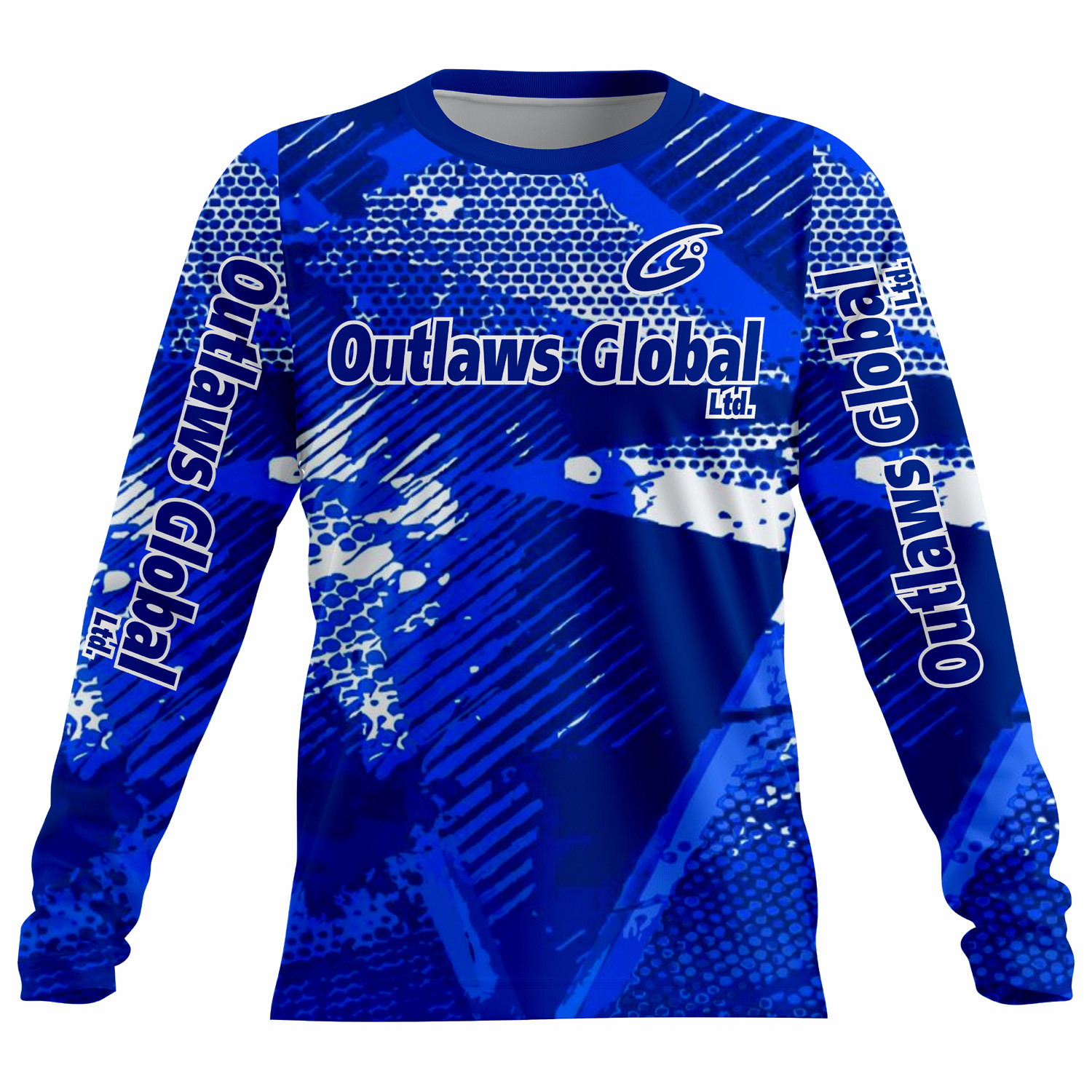 American Football Player Long Sleeve Jersey by Outlaws Global Ltd