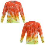 American Football Player Long Sleeve Jersey by Outlaws Global Ltd
