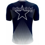 American Football Player V-Neck T-Shirt by Outlaws Global Ltd