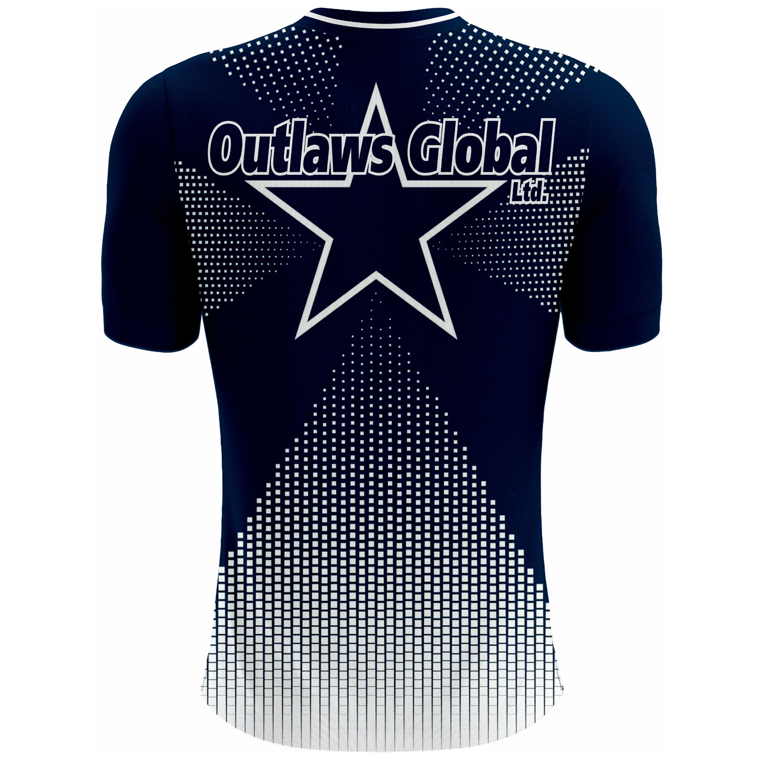 American Football Player V-Neck T-Shirt by Outlaws Global Ltd