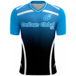 American Football Player V-Neck T-Shirt by Outlaws Global Ltd