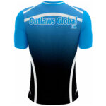American Football Player V-Neck T-Shirt by Outlaws Global Ltd