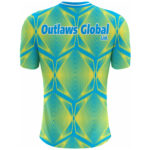 American Football Player V-Neck T-Shirt by Outlaws Global Ltd