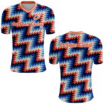 American Football Player V-Neck T-Shirt by Outlaws Global Ltd
