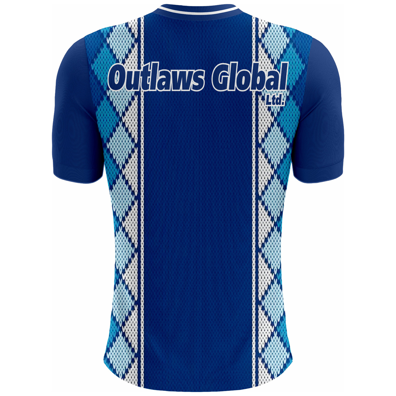 American Football Player V-Neck T-Shirt by Outlaws Global Ltd