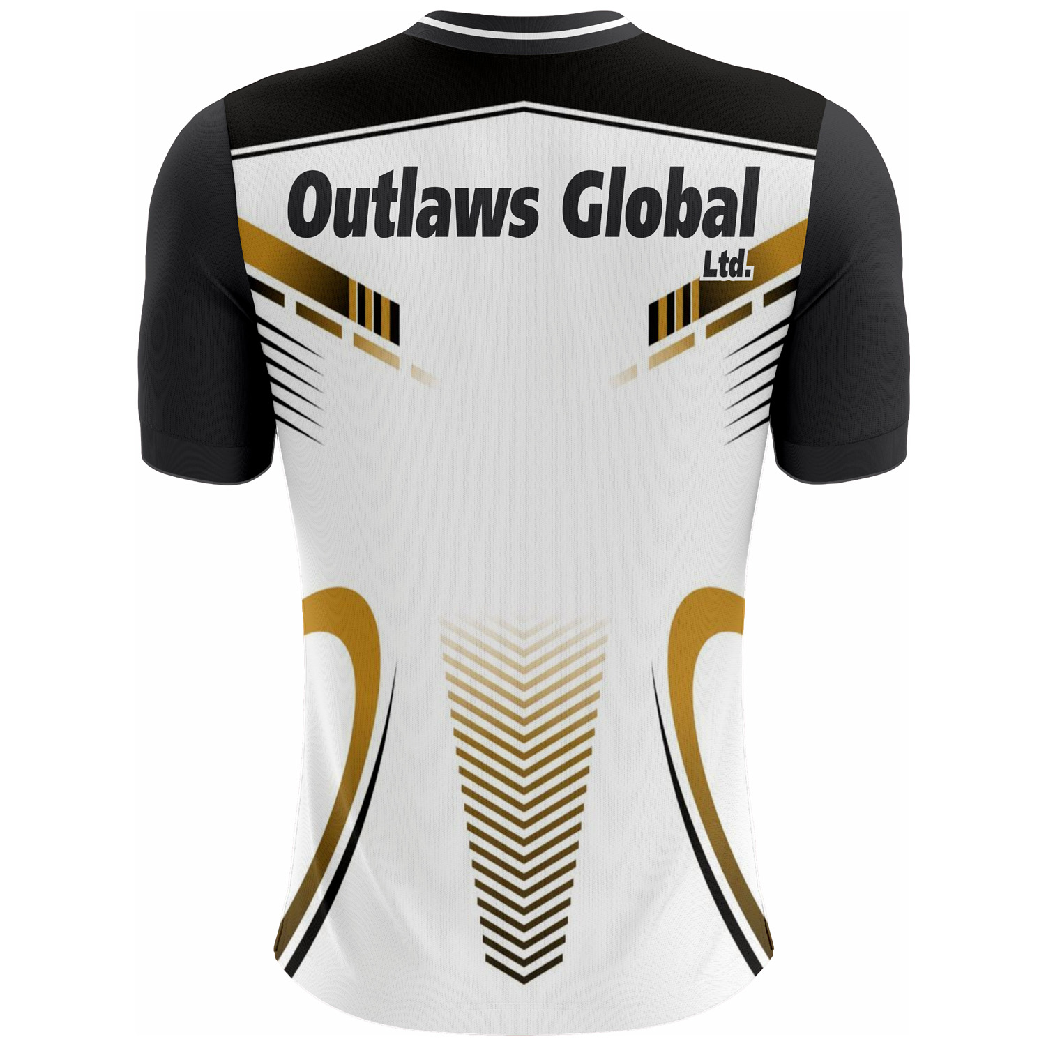 American Football Player V-Neck T-Shirt by Outlaws Global Ltd