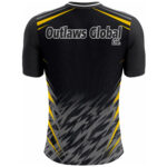 American Football Player V-Neck T-Shirt by Outlaws Global Ltd