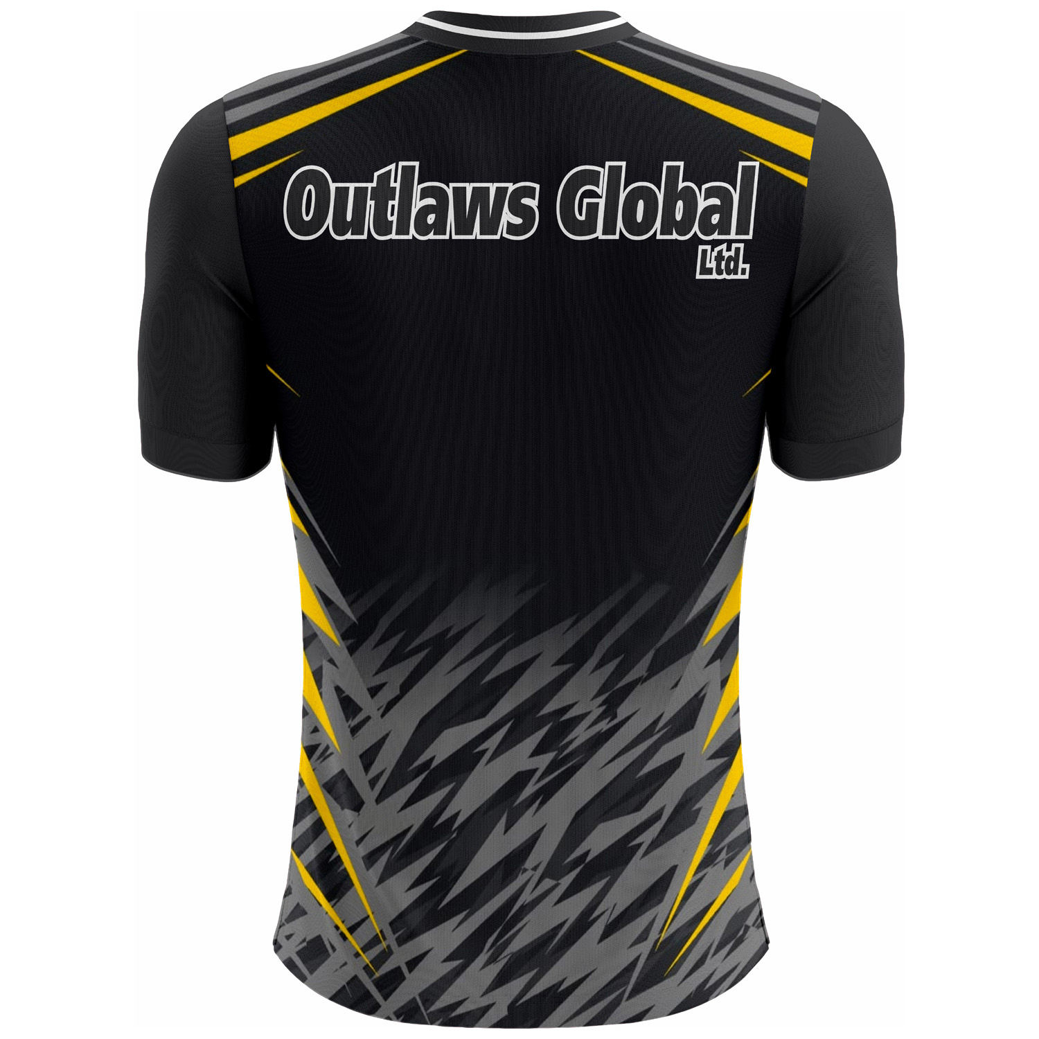 American Football Player V-Neck T-Shirt by Outlaws Global Ltd