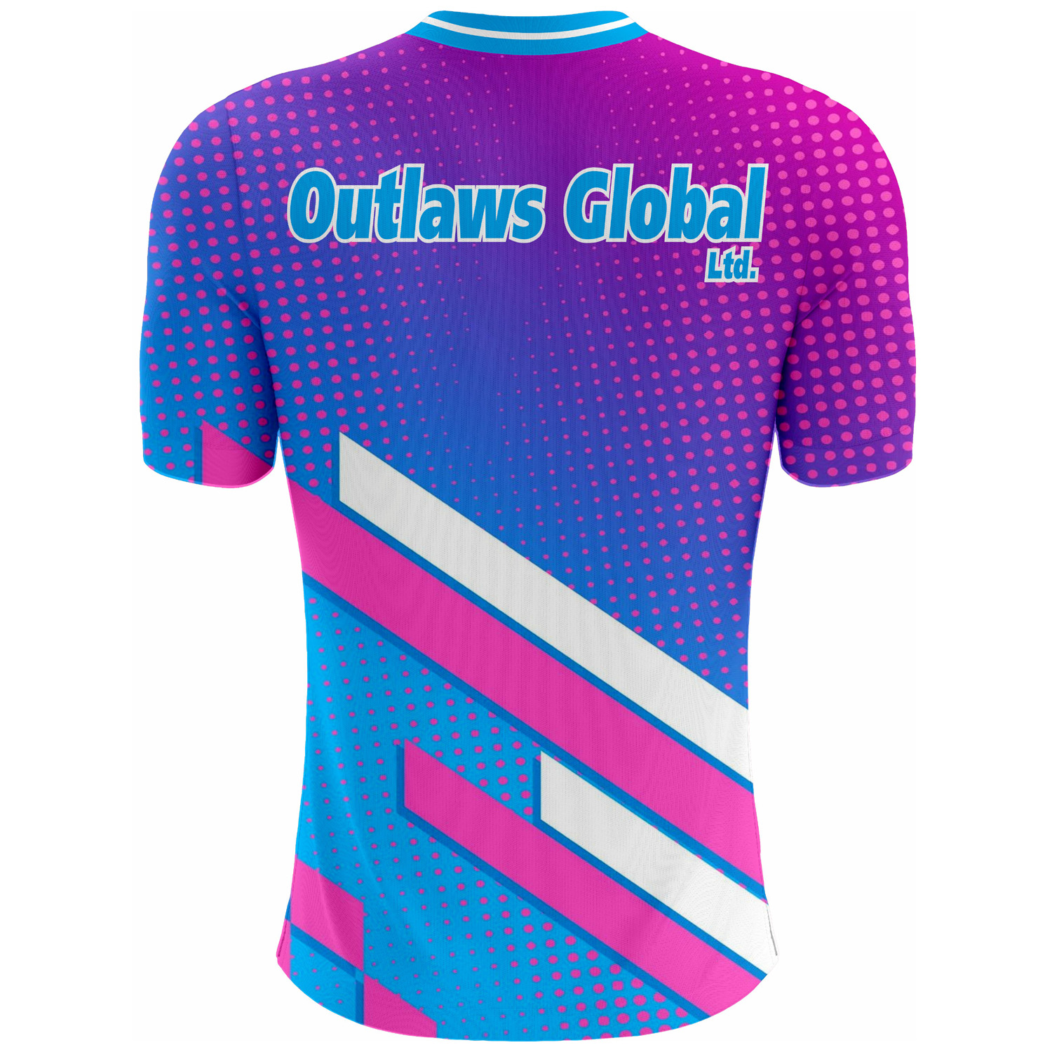American Football Player V-Neck T-Shirt by Outlaws Global Ltd