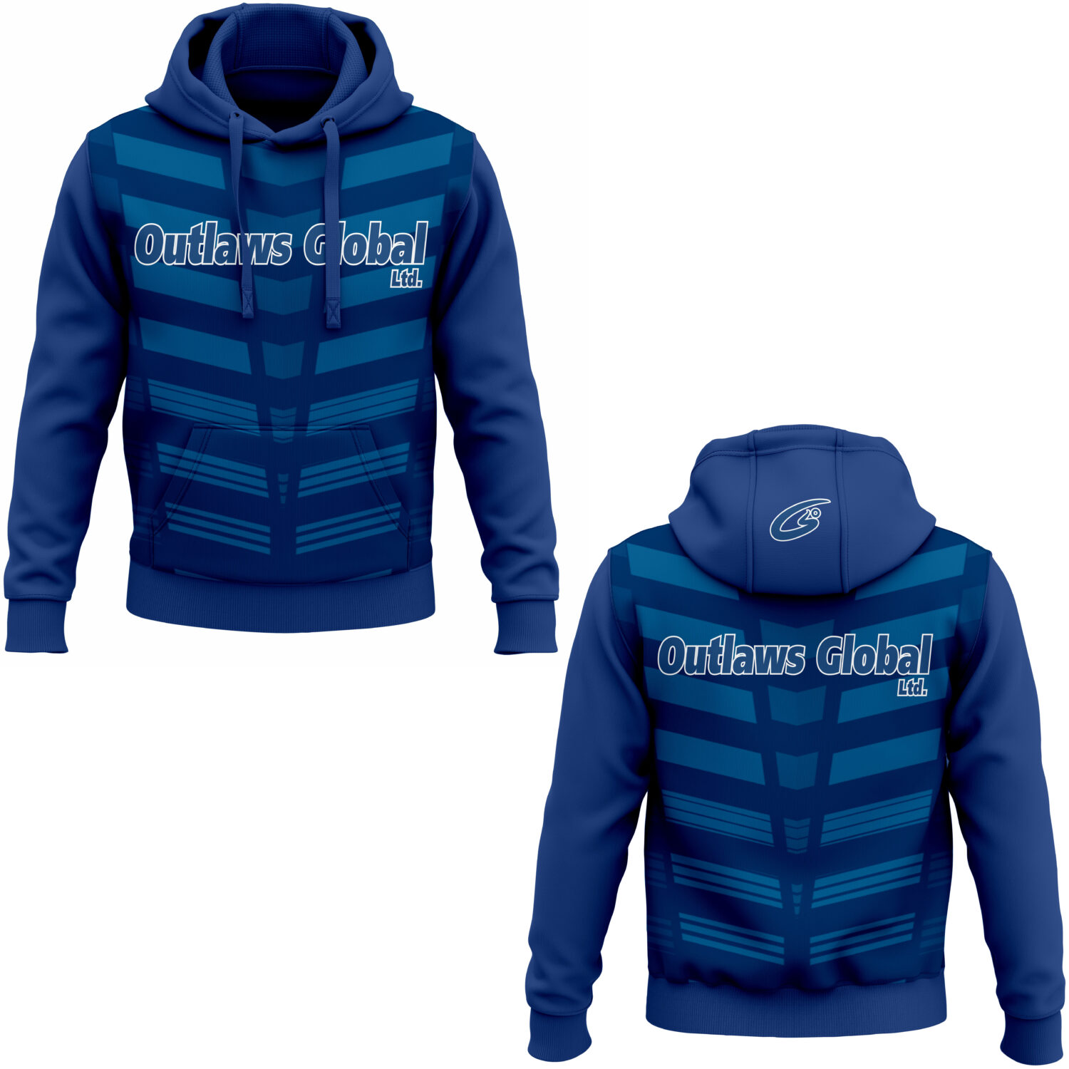 American Football Player Pullover Hoodies by Outlaws Global Ltd