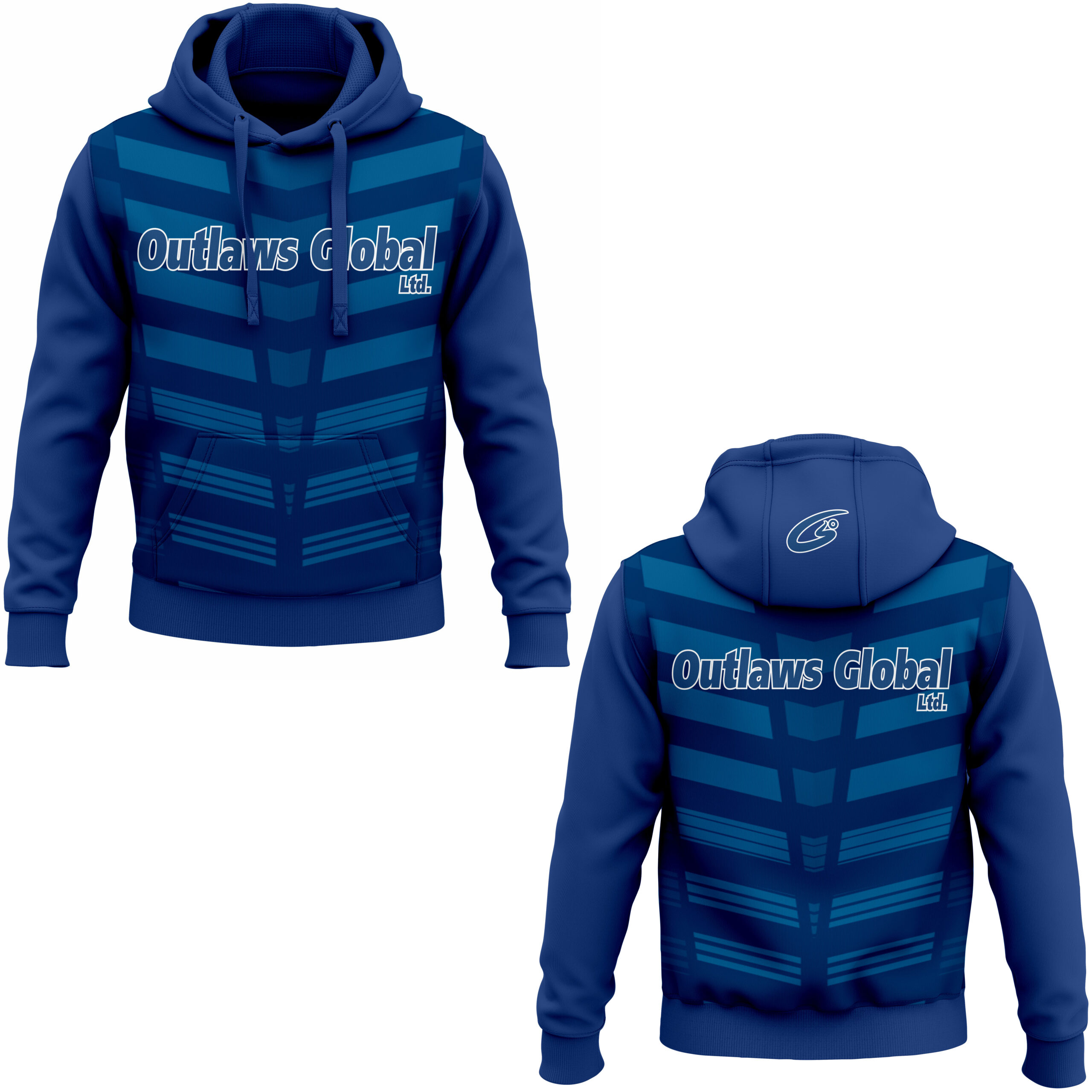 American Football Player Pullover Hoodies by Outlaws Global Ltd