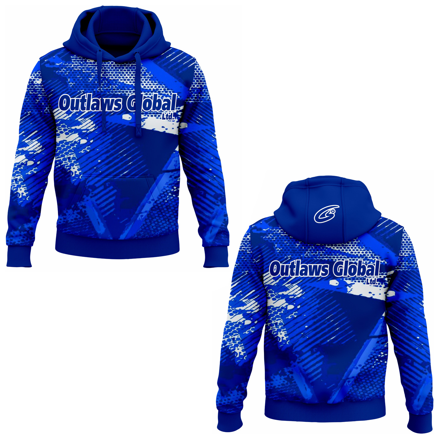 American Football Player Pullover Hoodies by Outlaws Global Ltd