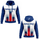 American Football Player Pullover Hoodies by Outlaws Global Ltd