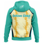 American Football Player Pullover Hoodies by Outlaws Global Ltd