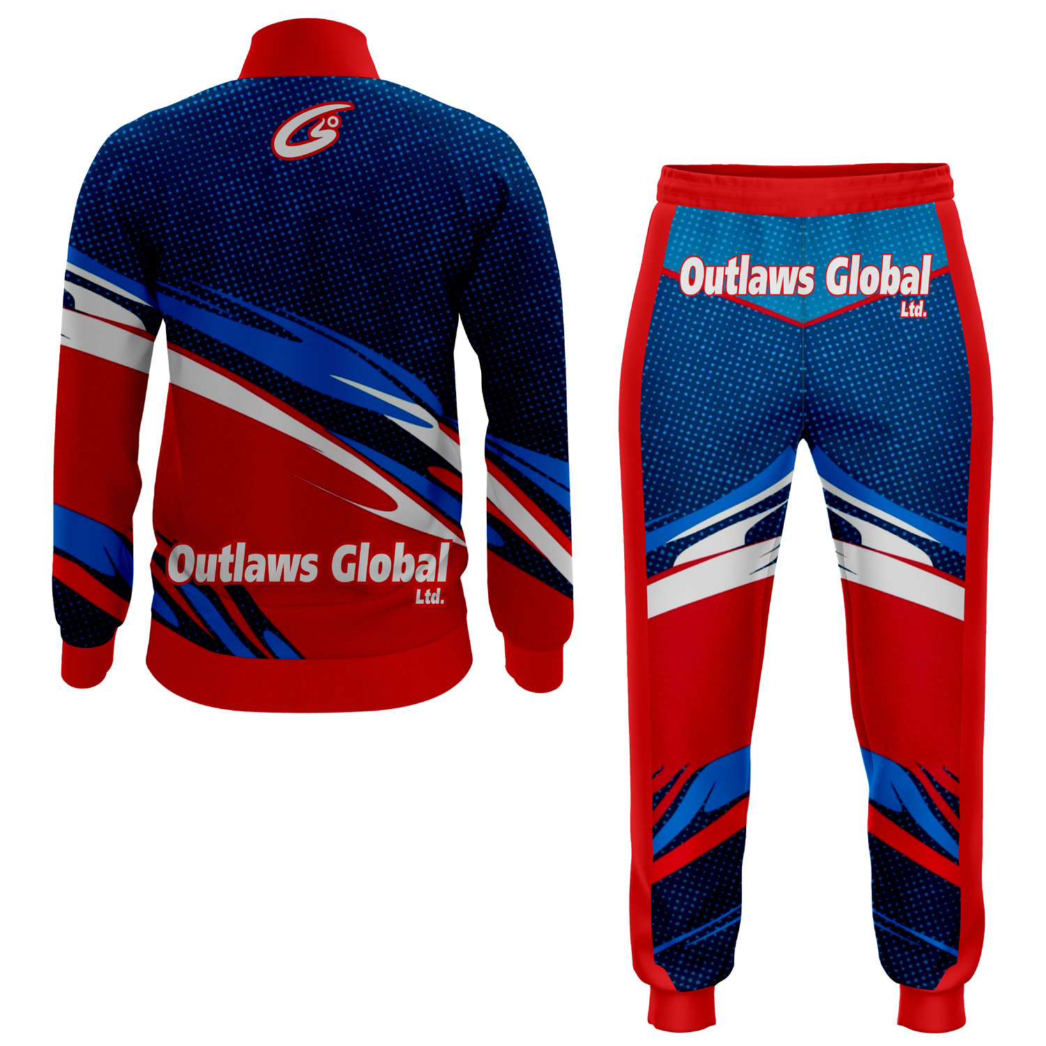 American Football Player Warmup Suit by Outlaws Global Ltd