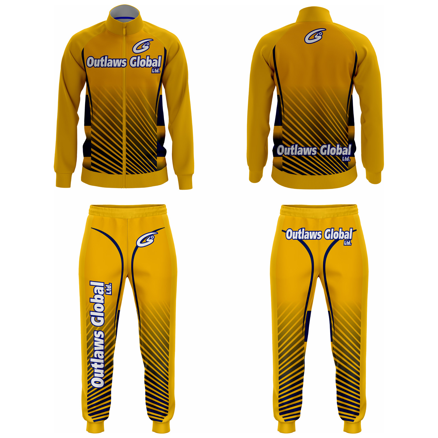 American Football Player Warmup Suit by Outlaws Global Ltd