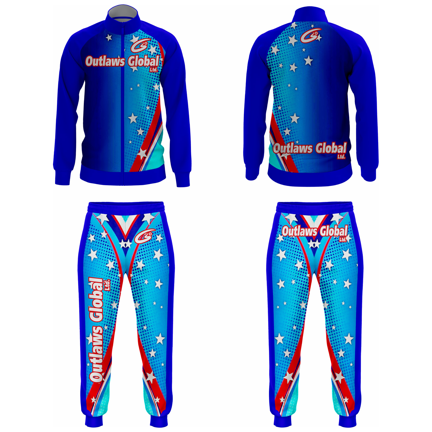 American Football Player Warmup Suit by Outlaws Global Ltd