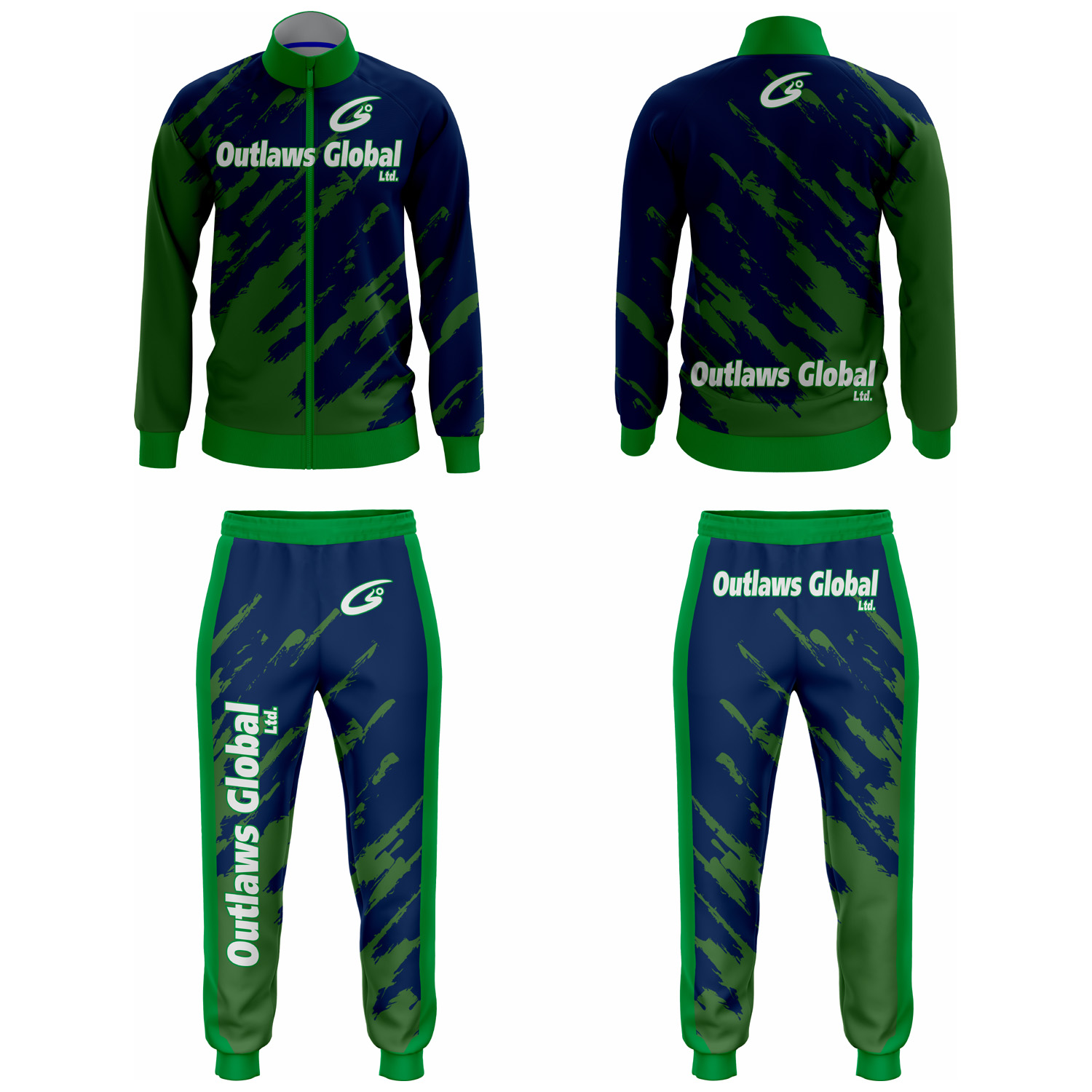 American Football Player Warmup Suit by Outlaws Global Ltd