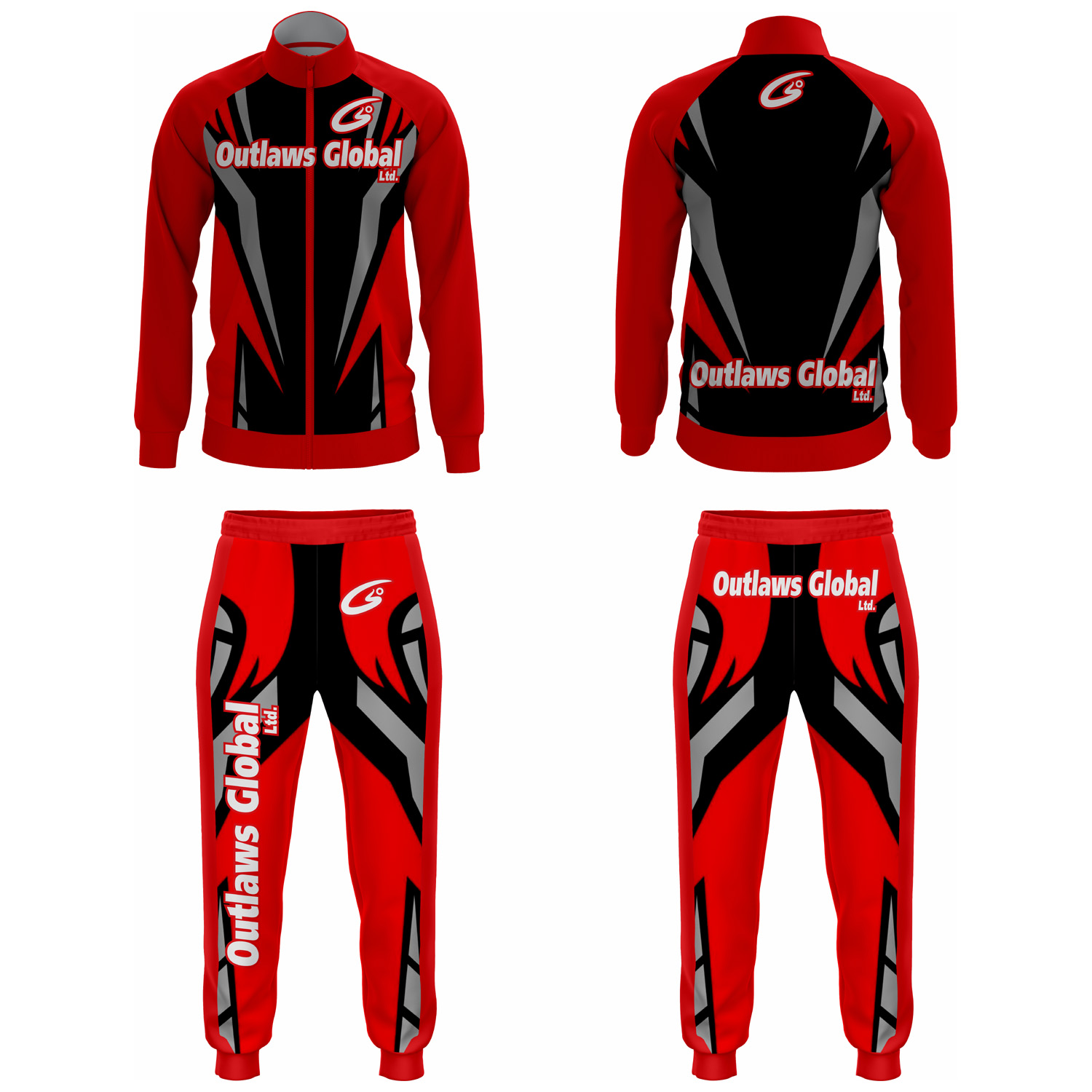 American Football Player Warmup Suit by Outlaws Global Ltd