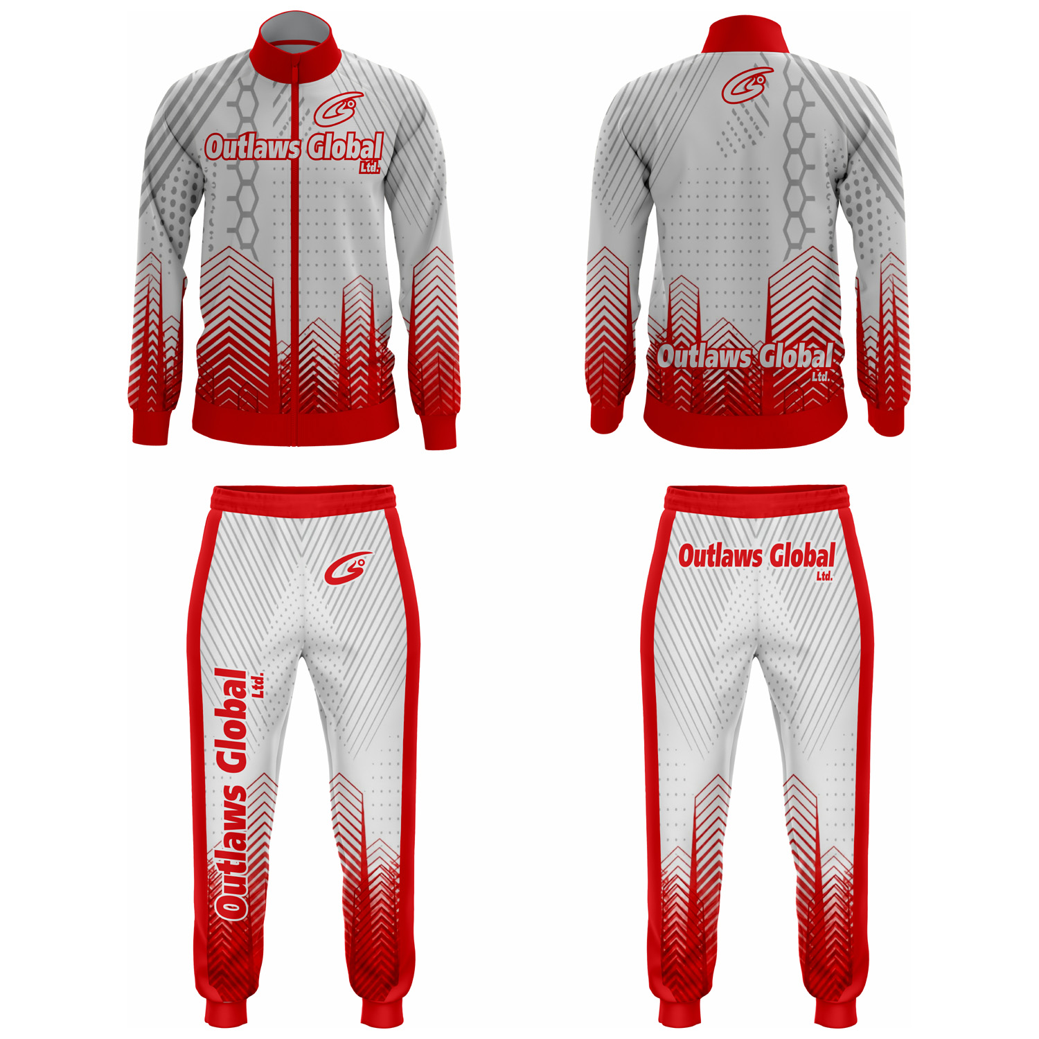 American Football Player Warmup Suit by Outlaws Global Ltd